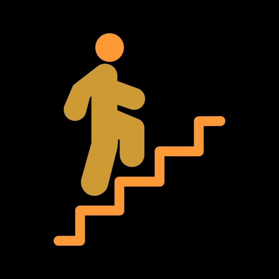 Career Ladder Icon Design vector