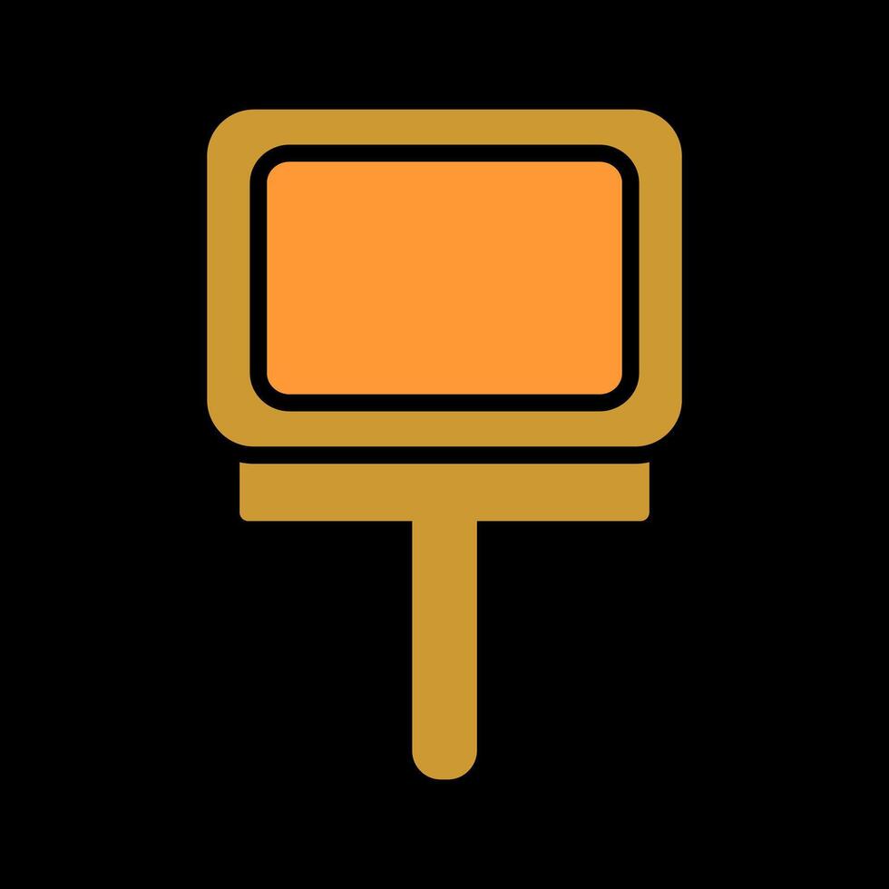 Billboard Icon Design vector