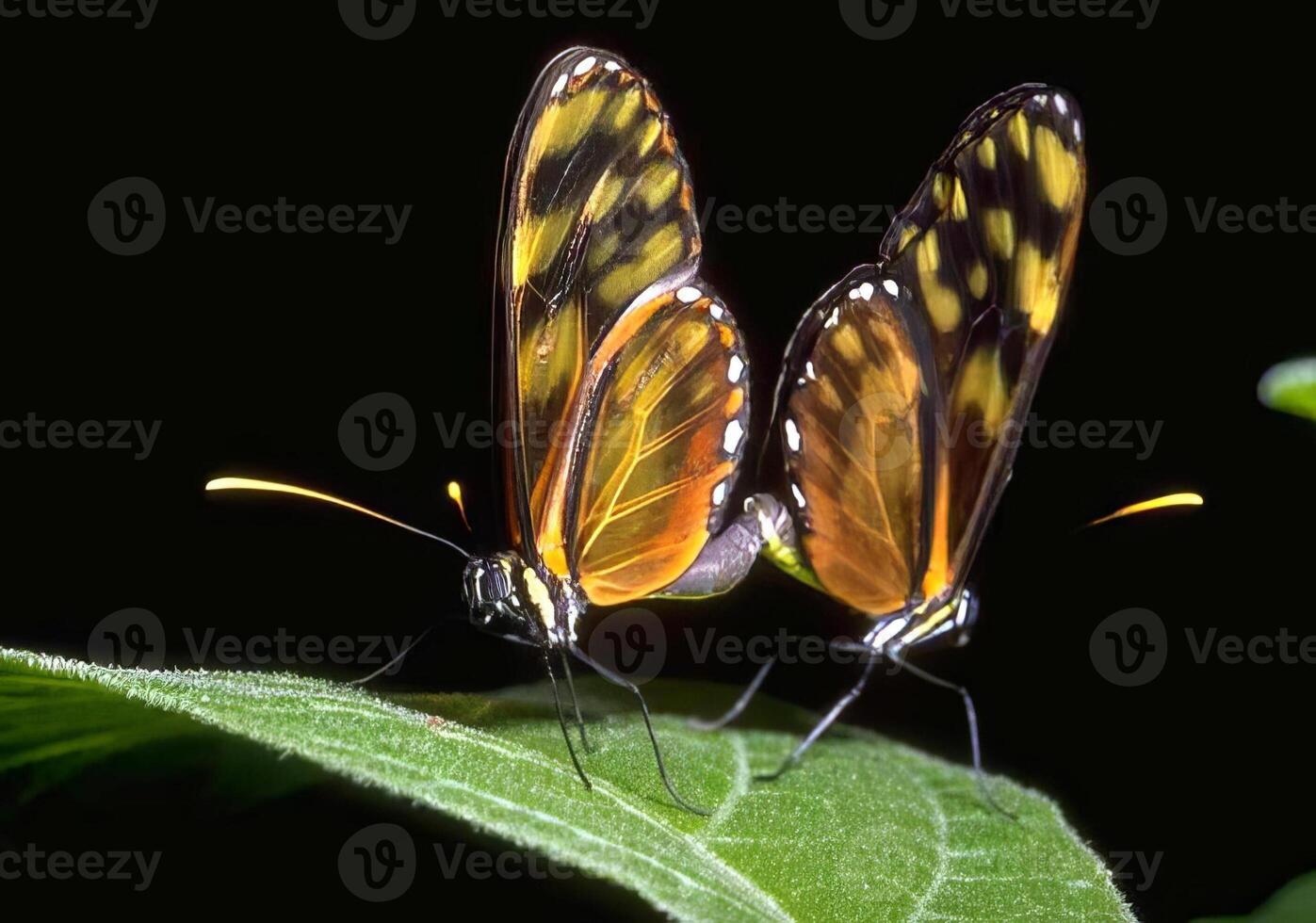 Butterfly close view macro background, butterflies in their natural habitat photo