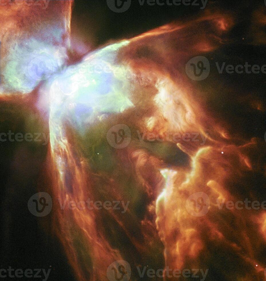 Galaxy with constellations cosmic background, universe with stars and space clouds 3D illustration photo