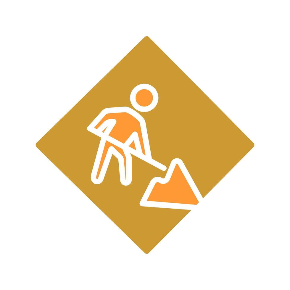 Construction Sign Icon Design vector