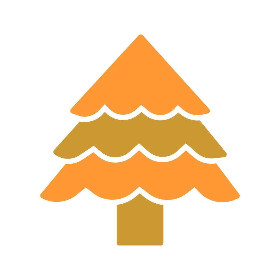 Christmas Tree Icon Design vector