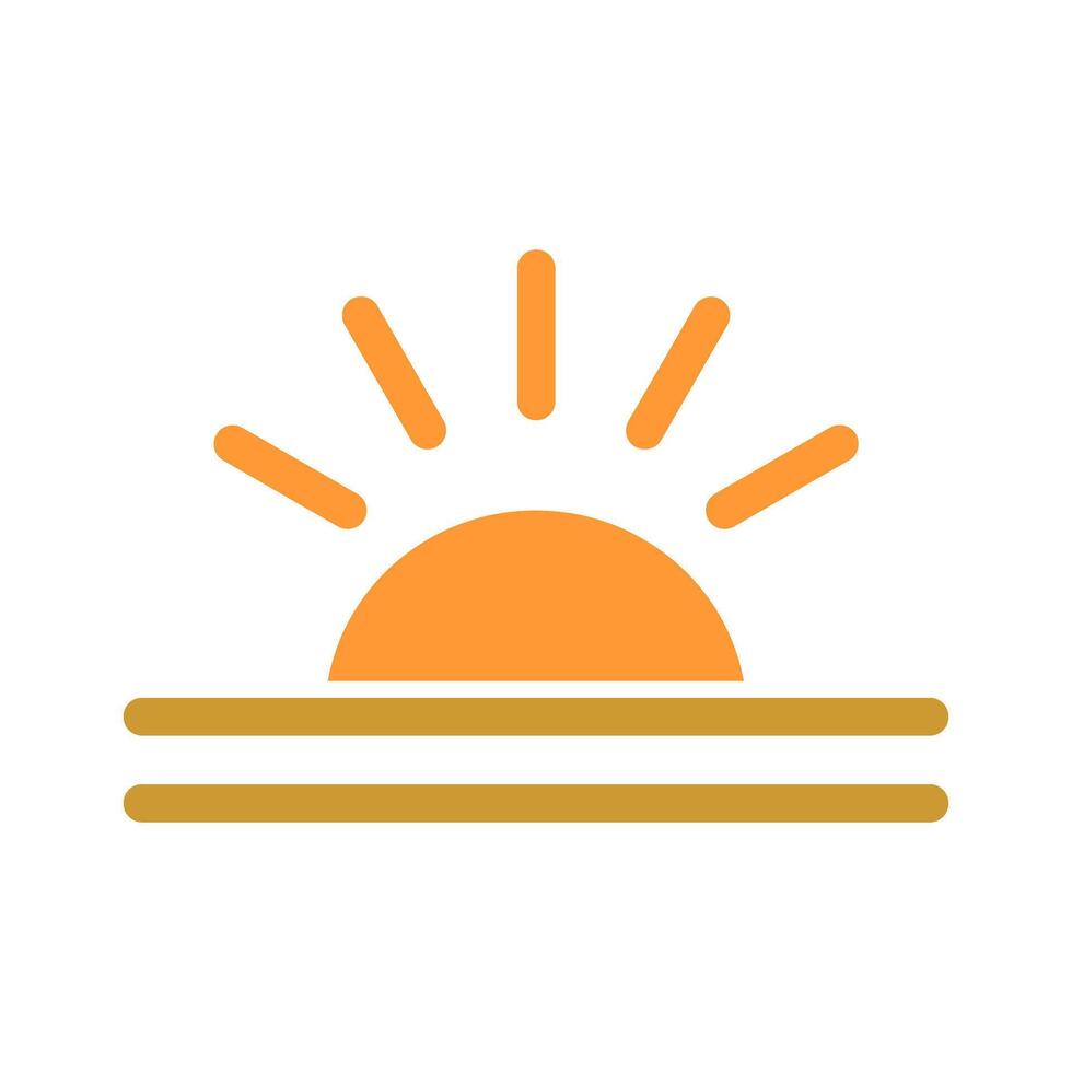 Sunrise Icon Design vector