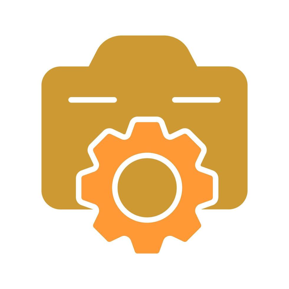 Photo Gear Icon Design vector