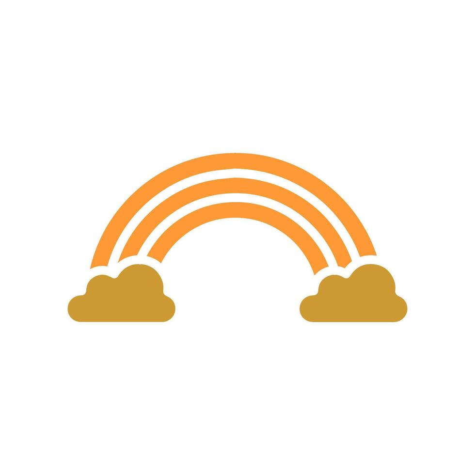 Rainbow Icon Design vector