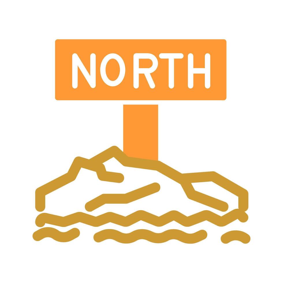Northpole Icon Design vector