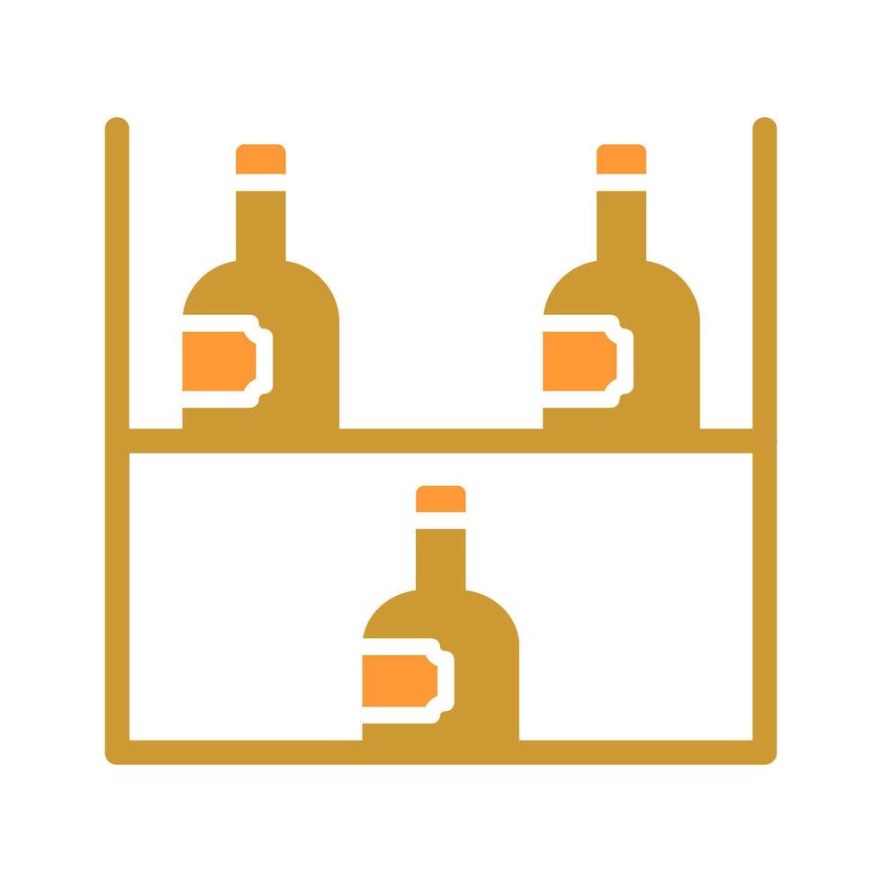 Wine Rack Icon Design vector
