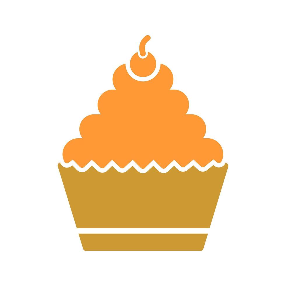 Cupcake Icon Design vector