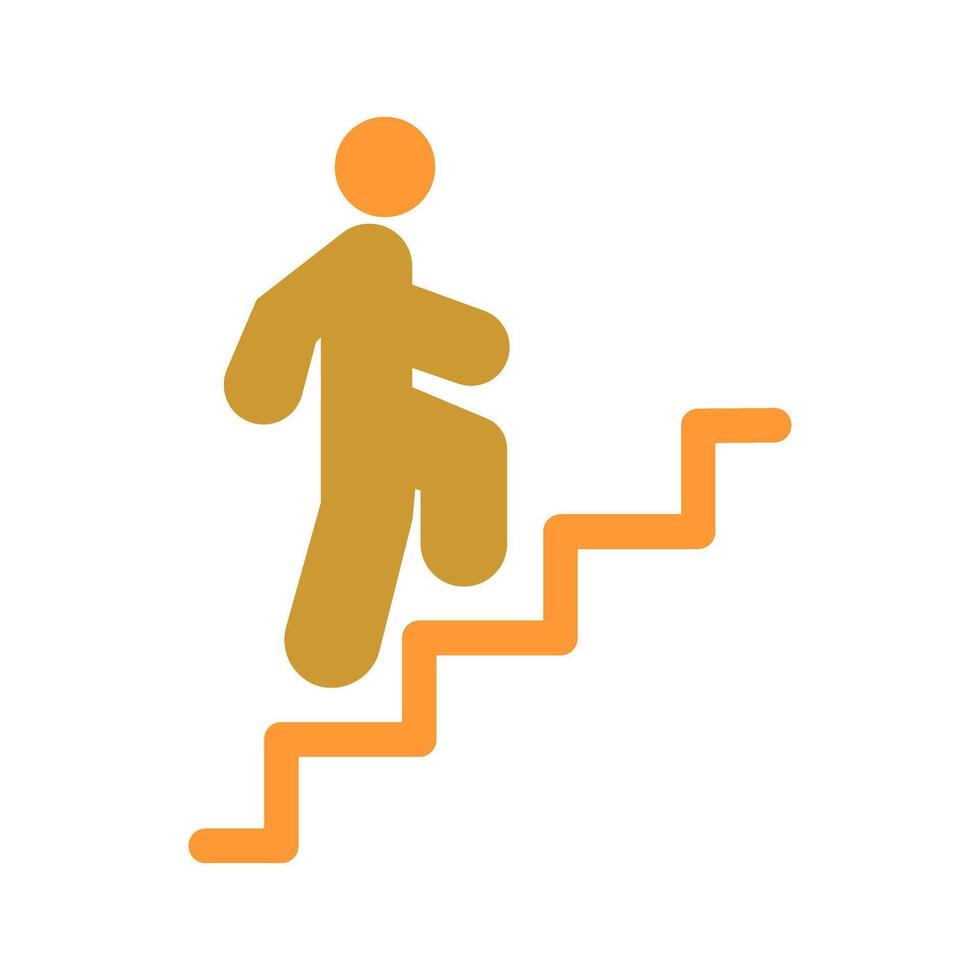 Career Ladder Icon Design vector