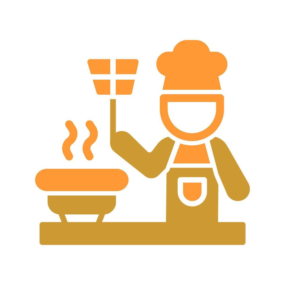 Cooking Together Icon Design vector