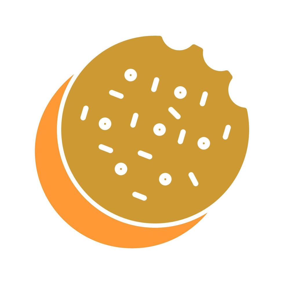 Baking Cookies Icon Design vector