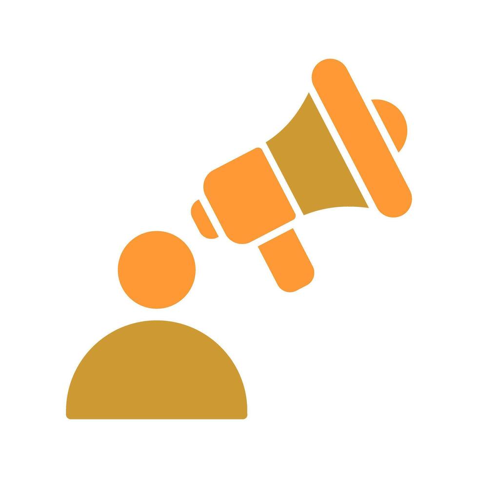 Advertiser Icon Design vector