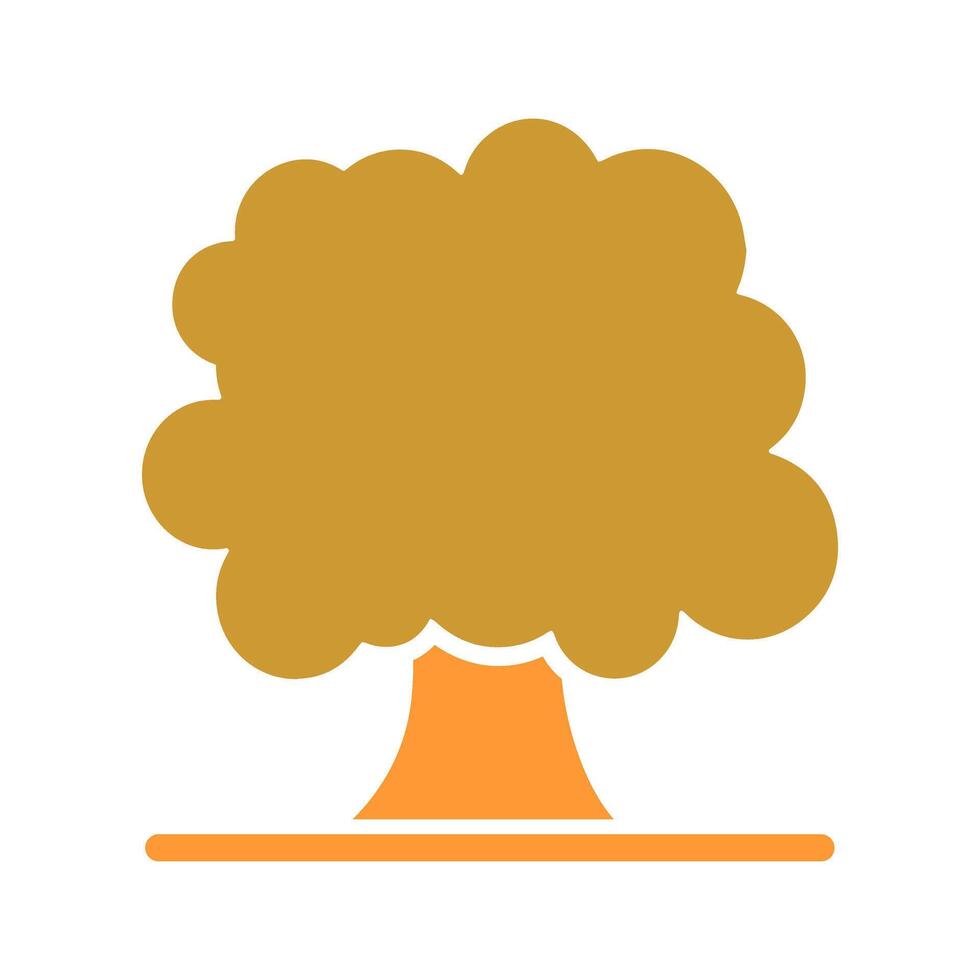 Deciduous Tree Icon Design vector