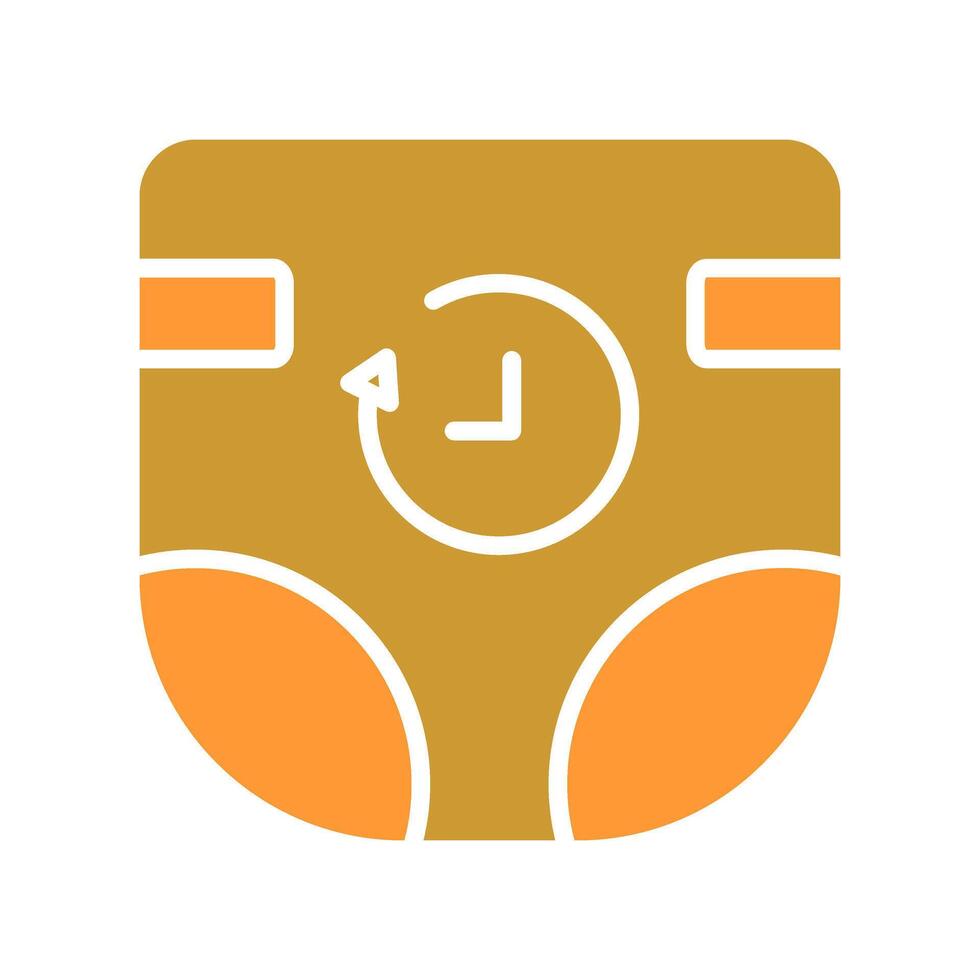 Diaper Duty Icon Design vector