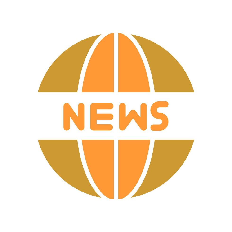 News Website Icon Design vector