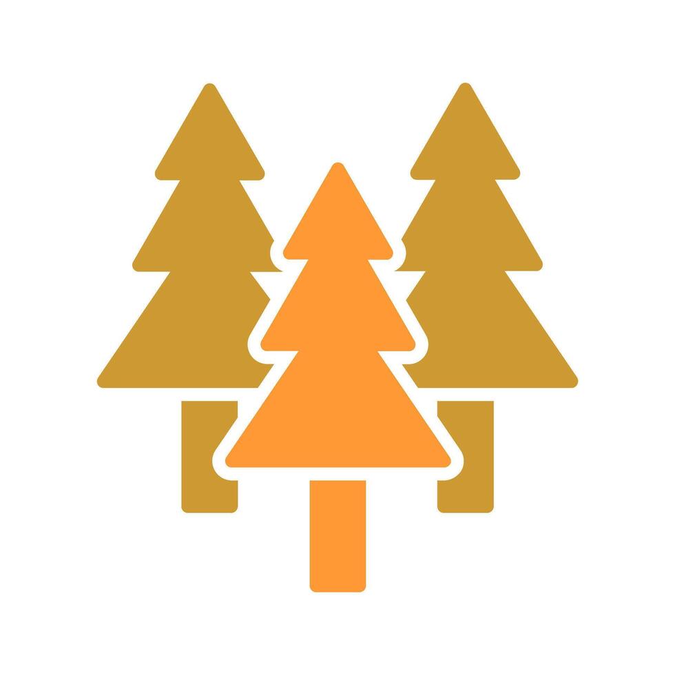 Evergreen Tree Icon Design vector