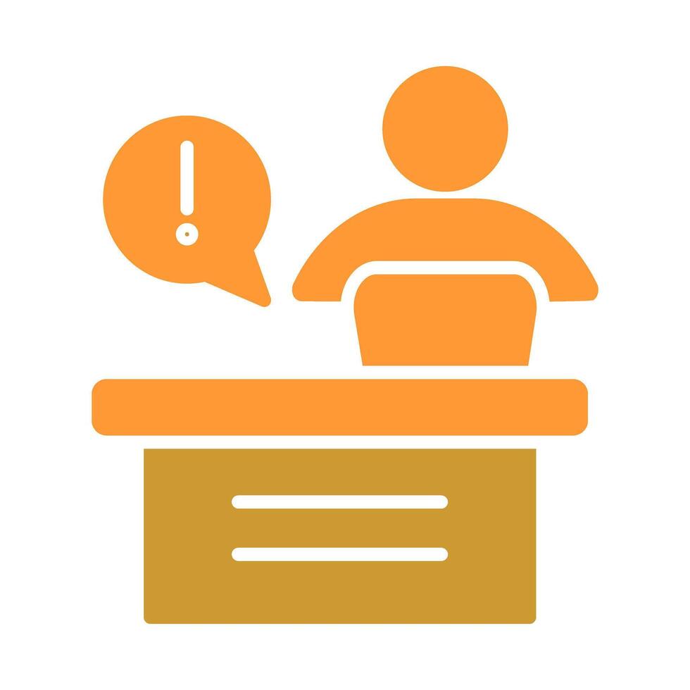Service Desk Icon Design vector