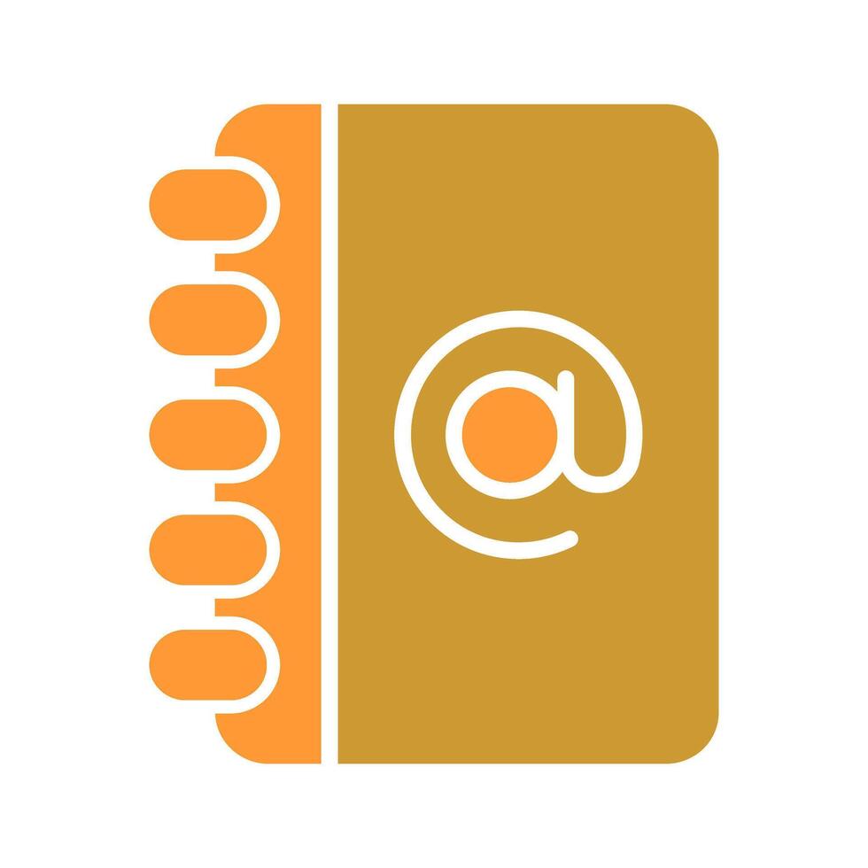 Address Book Icon Design vector