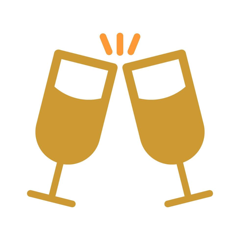 Wine Cheers Icon Design vector