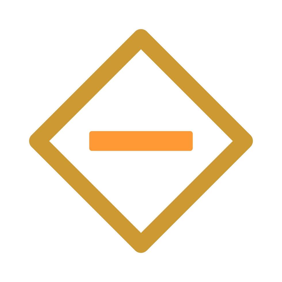Minus Sign Icon Design vector