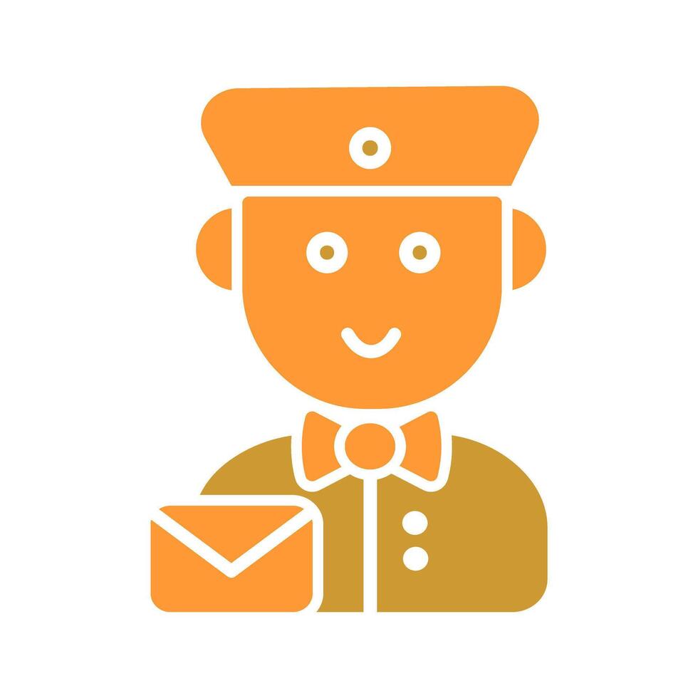 Mail Carrier Icon Design vector