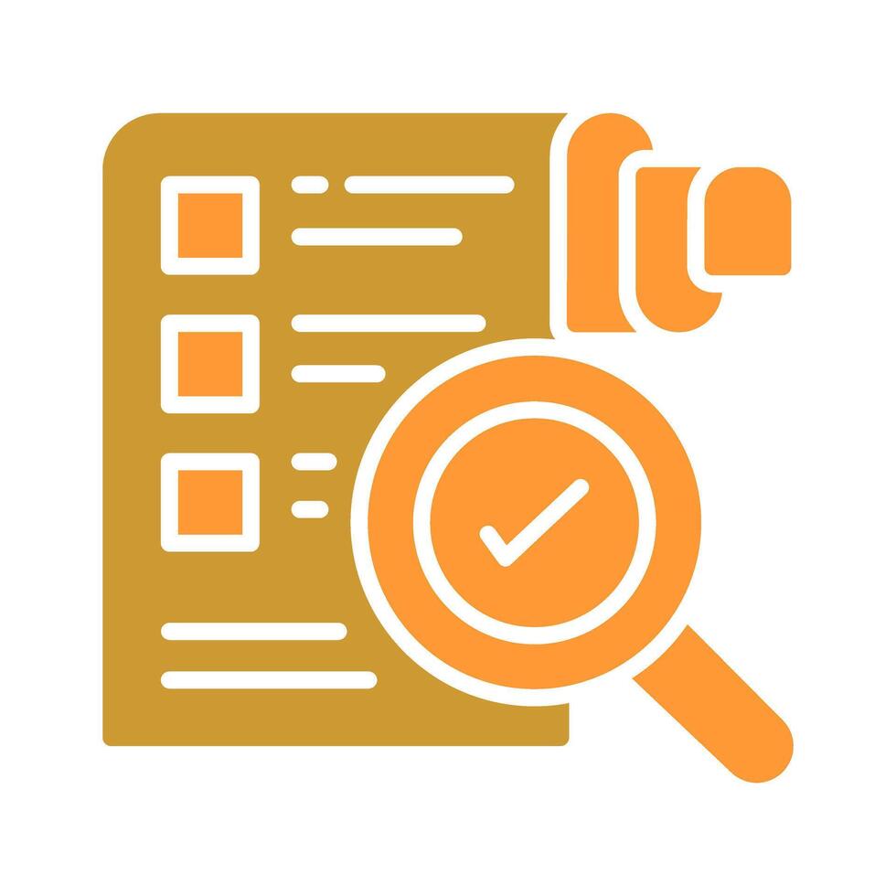 Profile Evaluation Icon Design vector