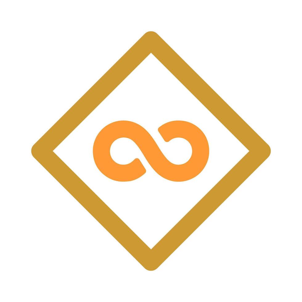 Infinity Sign Icon Design vector