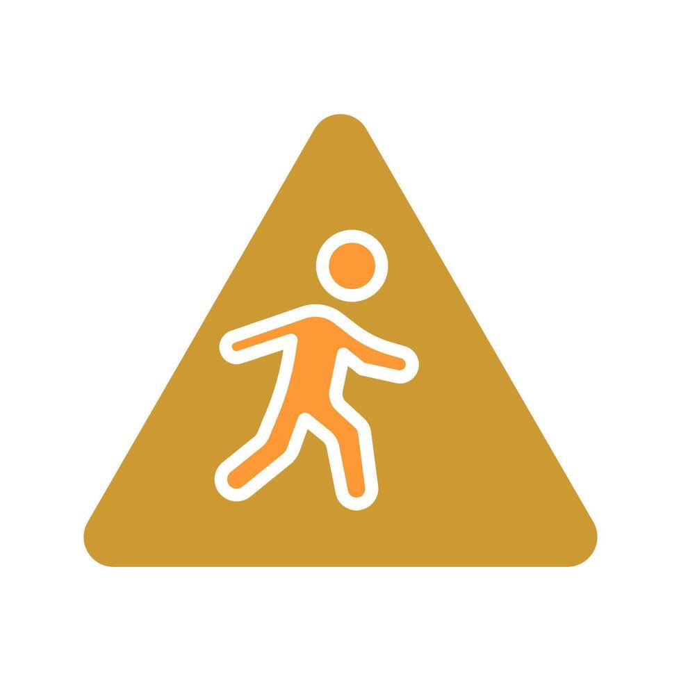 Children Crossing Icon Design vector