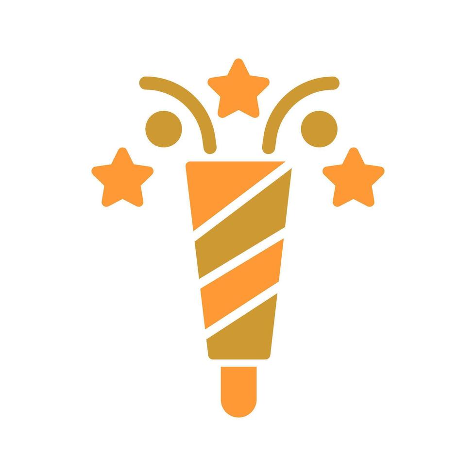 Popper Icon Design vector