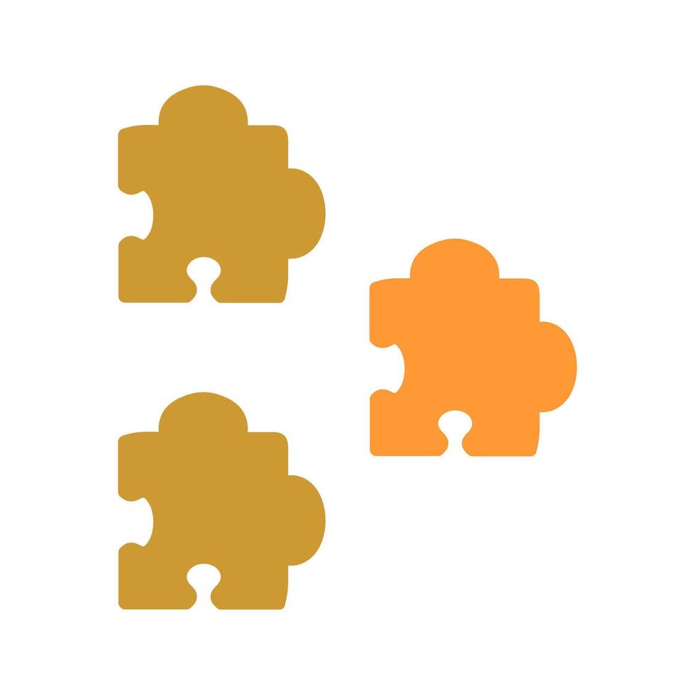 Puzzle Icon Design vector