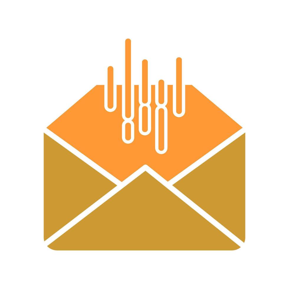 Mail Sorting Icon Design vector