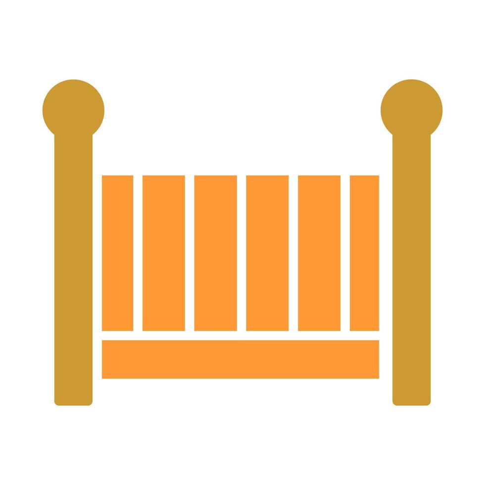 Nursery Cots Icon Design vector
