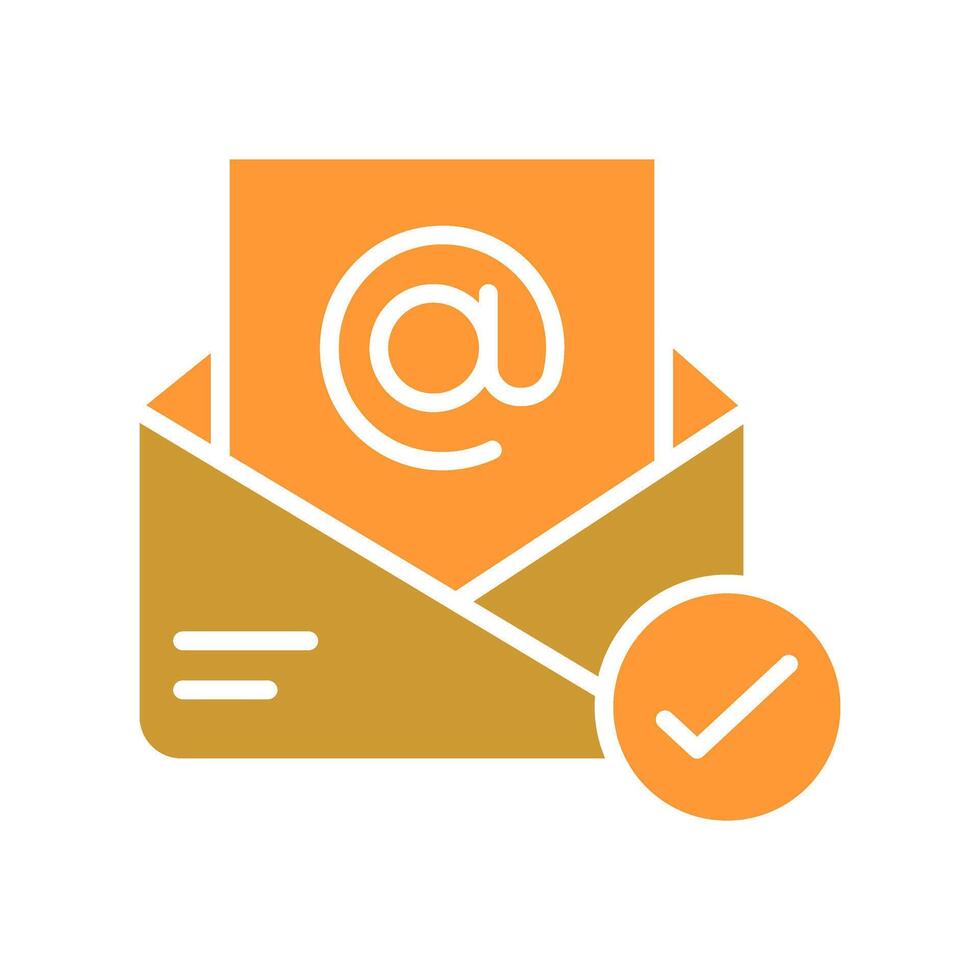 Registered Mail Icon Design vector