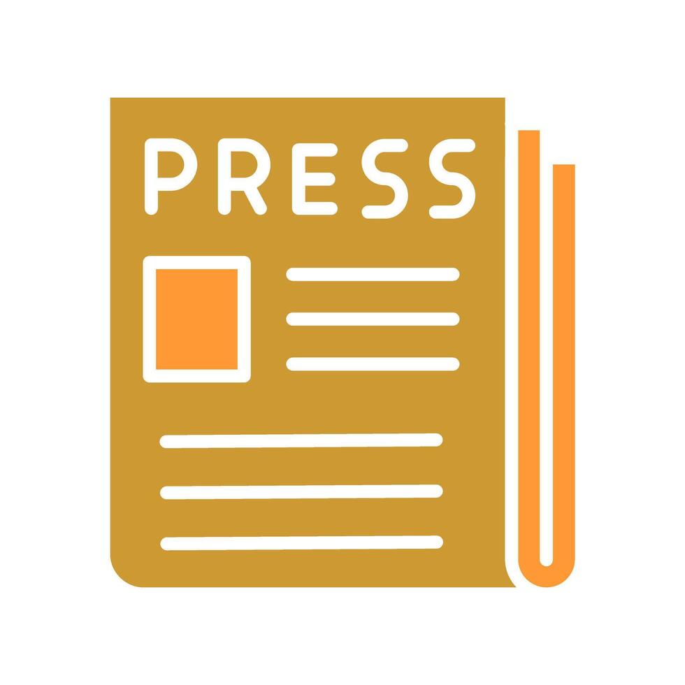 Press Release Icon Design vector