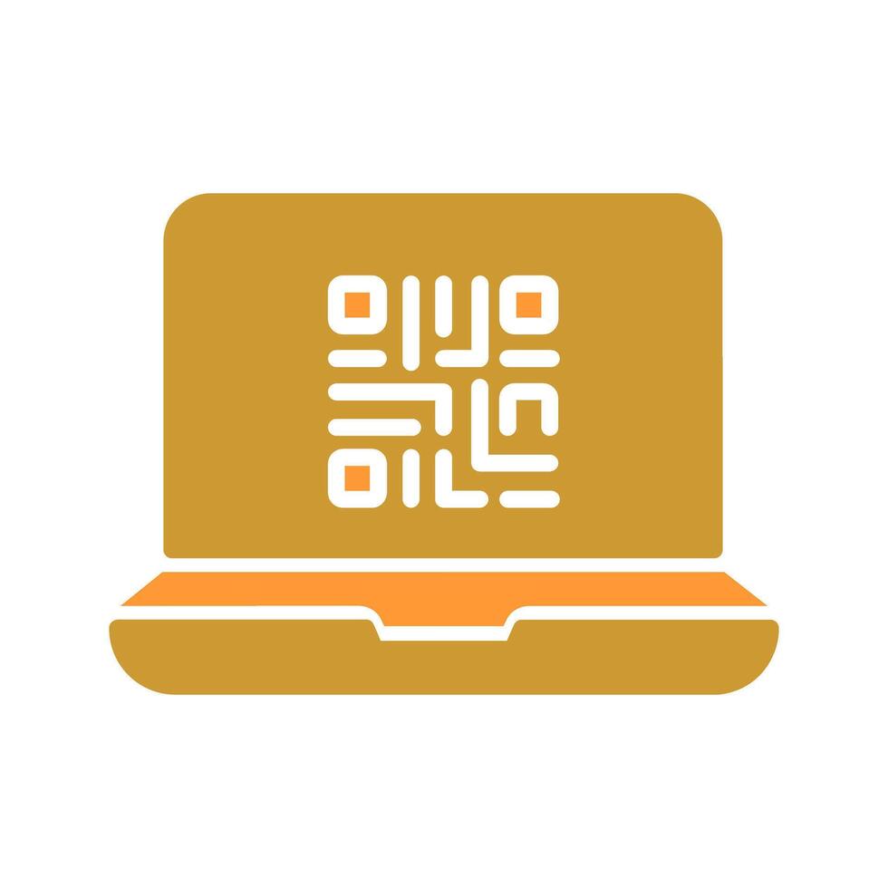 qr código escáner aplicación icono diseño vector