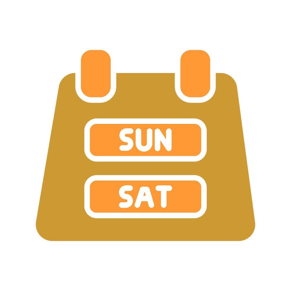 Weekend Getaway Icon Design vector