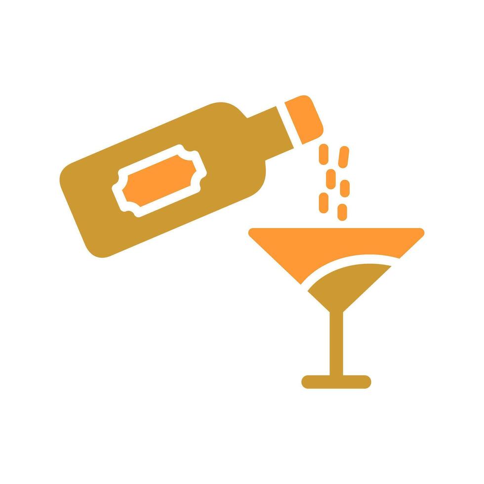 Wine Pour Icon Design vector