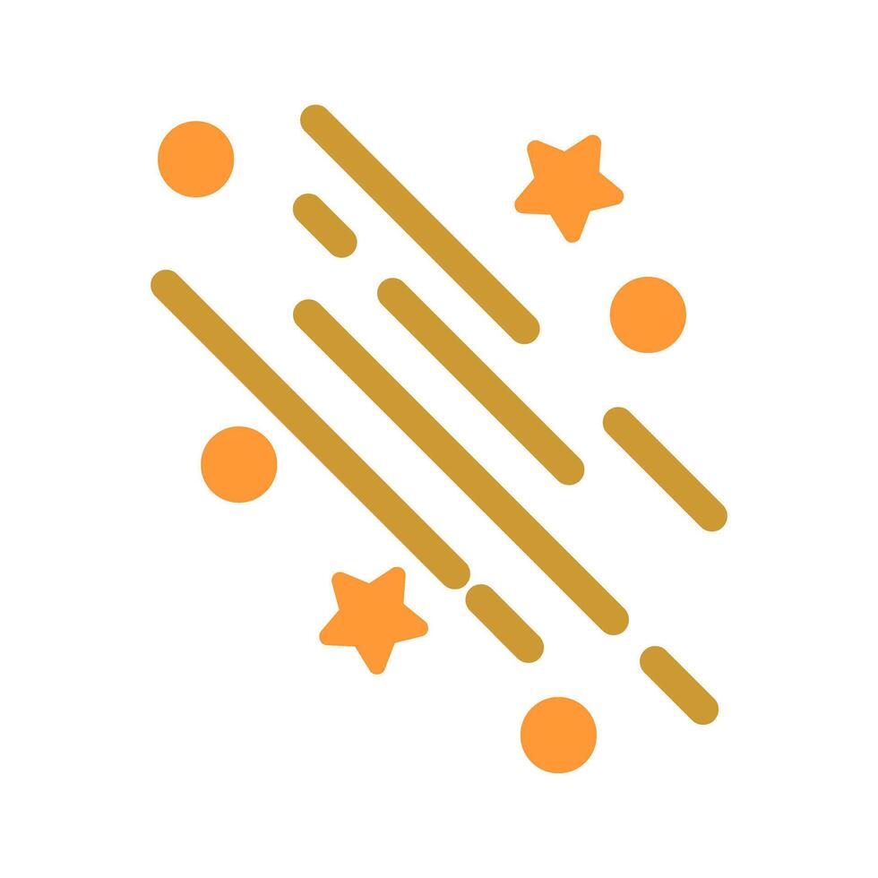 Party Streamers Icon Design vector