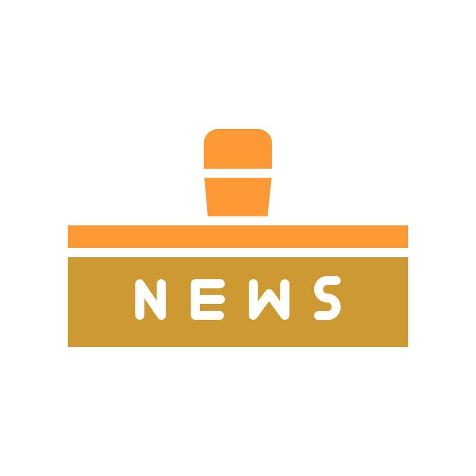 News Studio Icon Design vector