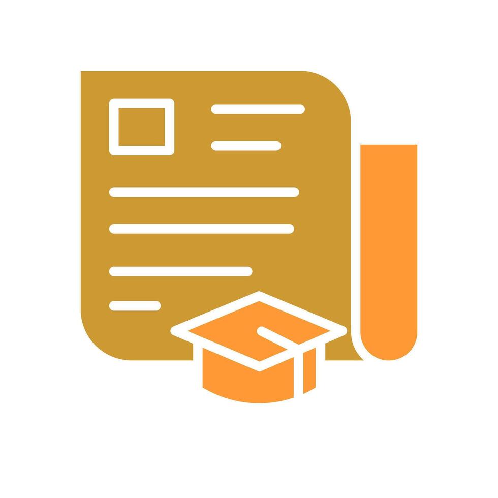 Journalism Education Icon Design vector