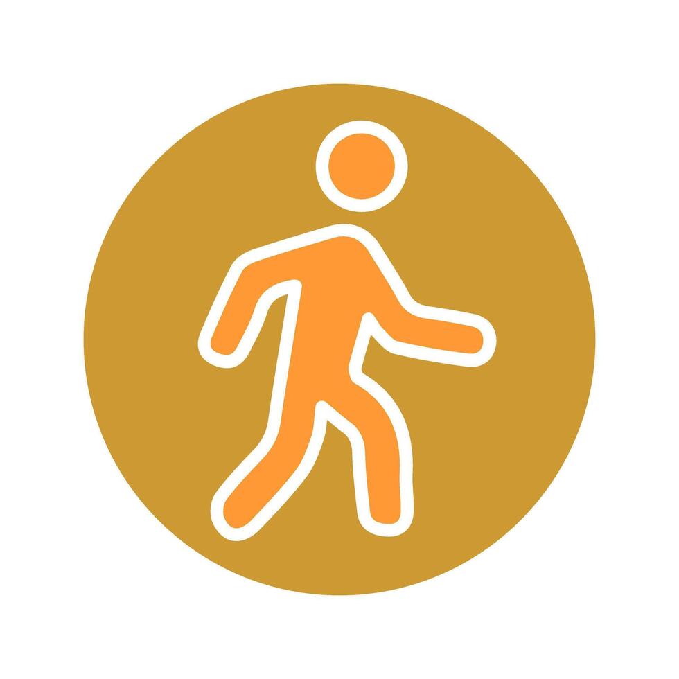 Person Walking Icon Design vector
