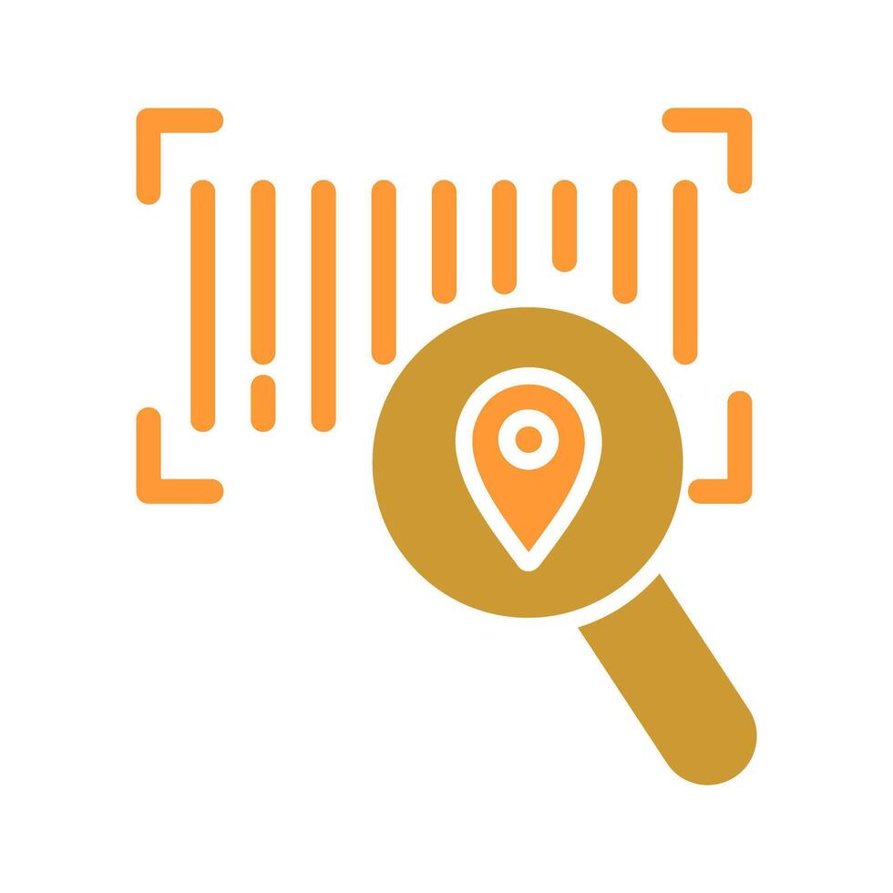 Barcode Tracking Icon Design vector