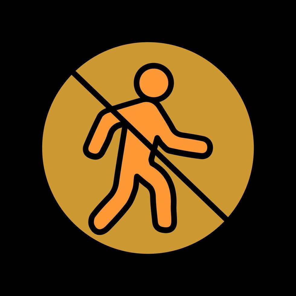 No Entry Sign Icon Design vector