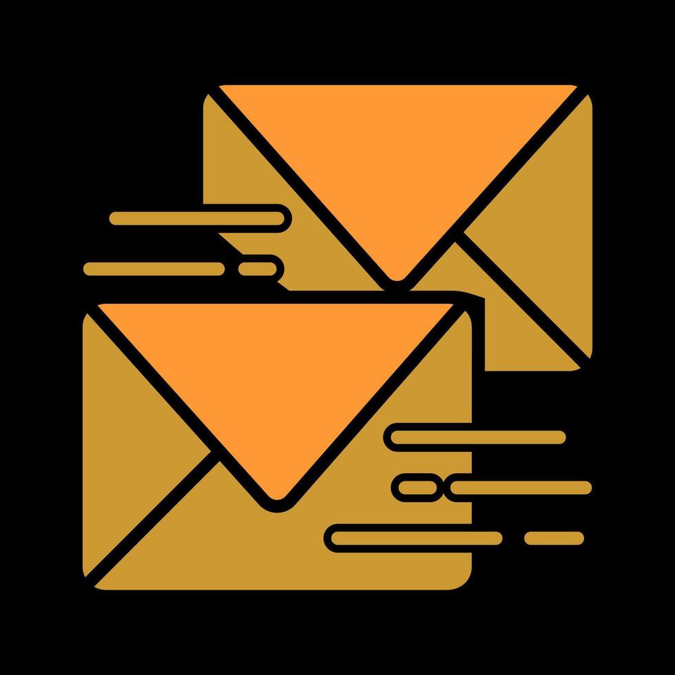 Sent Mail Icon Design vector
