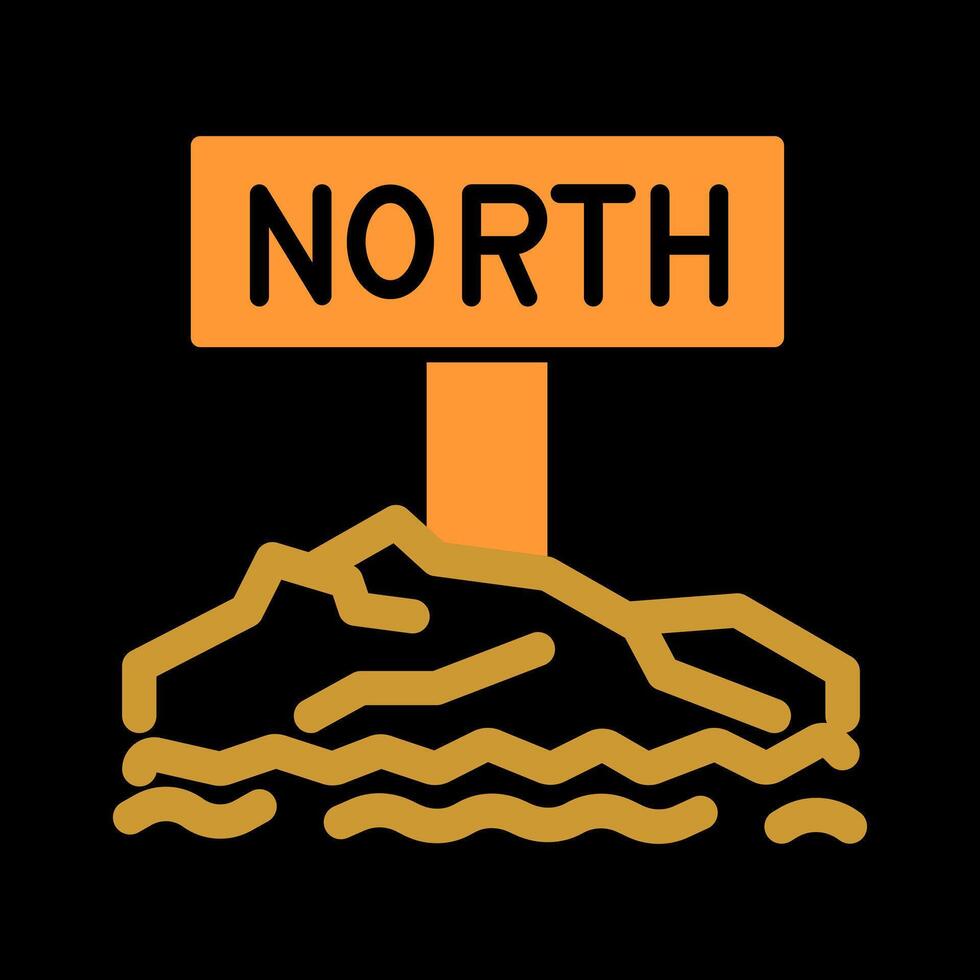Northpole Icon Design vector
