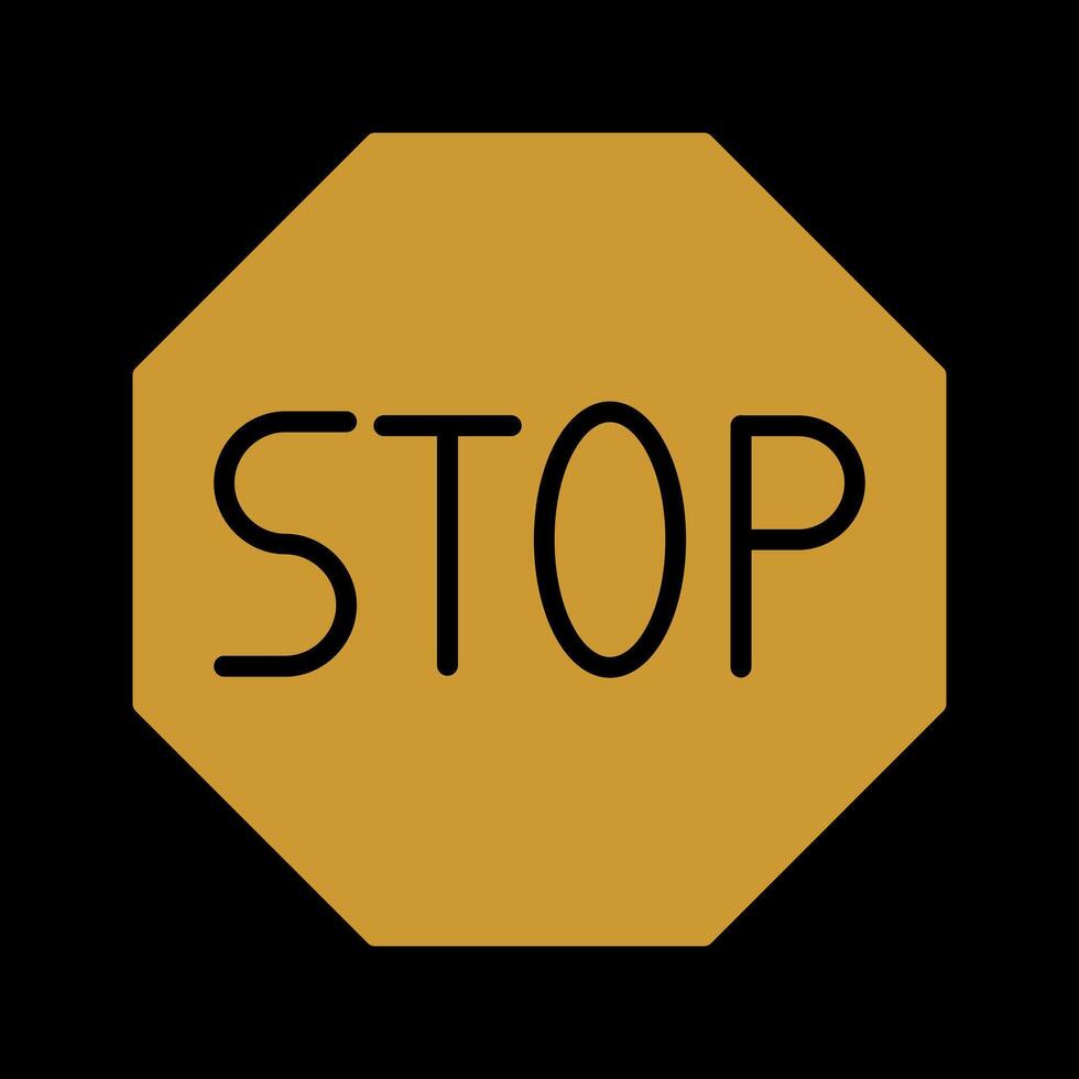 Stop Sign Icon Design vector