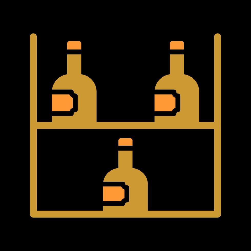 Wine Rack Icon Design vector