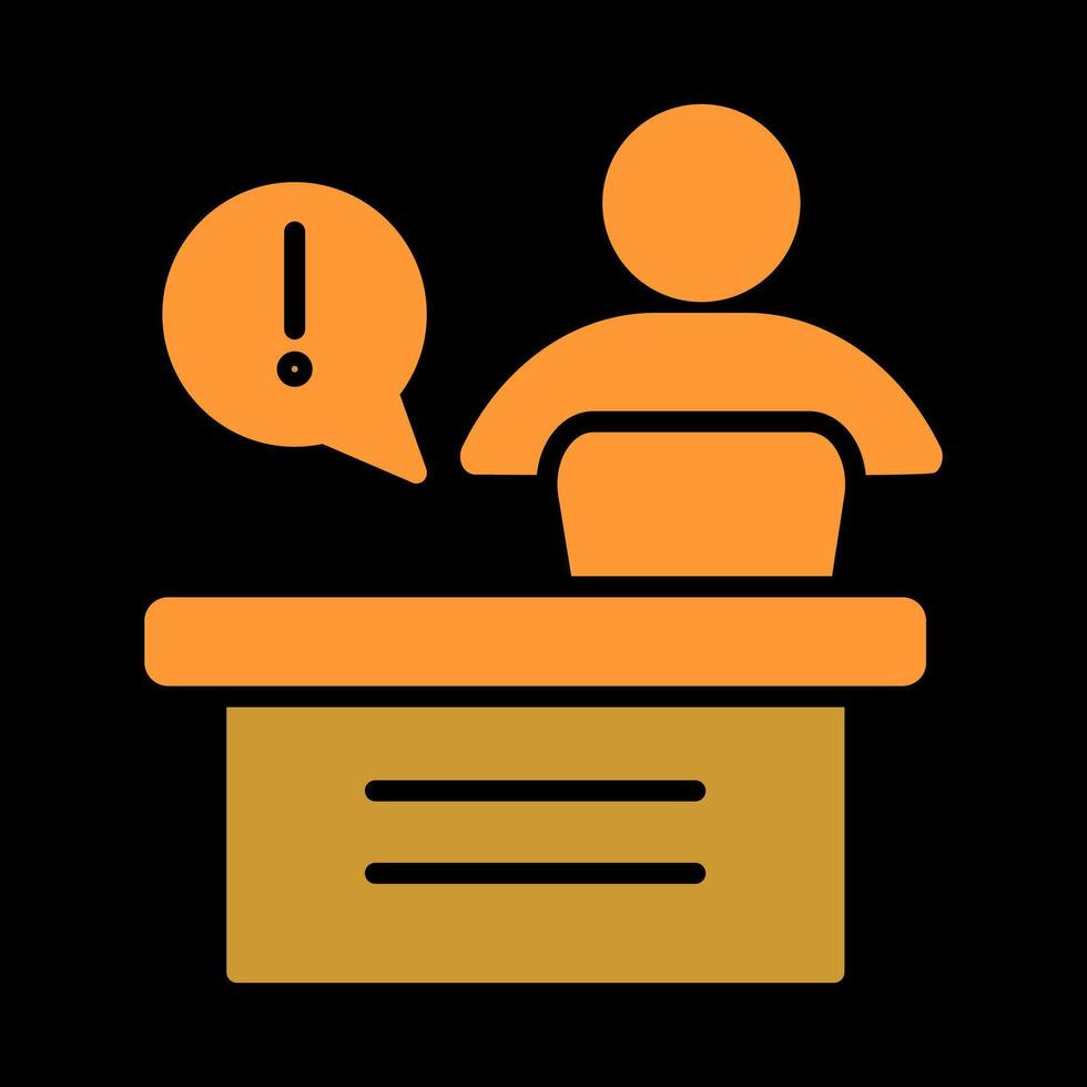 Service Desk Icon Design vector