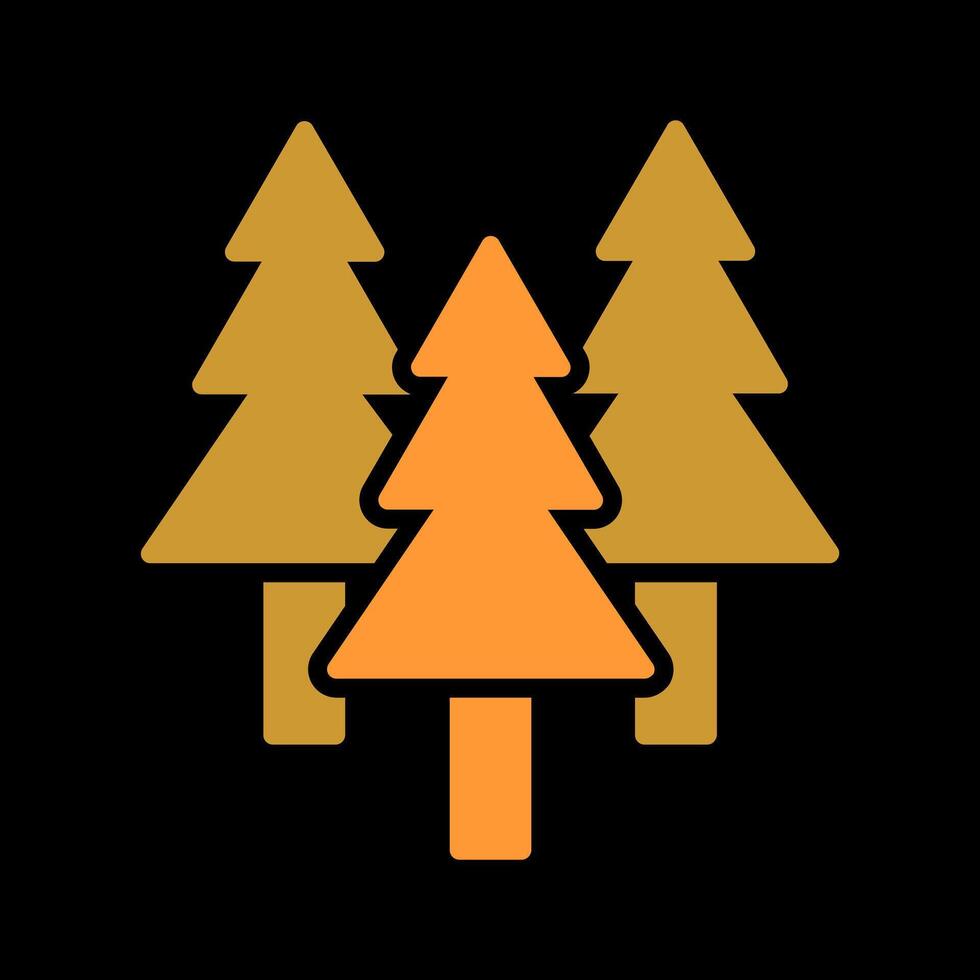 Evergreen Tree Icon Design vector
