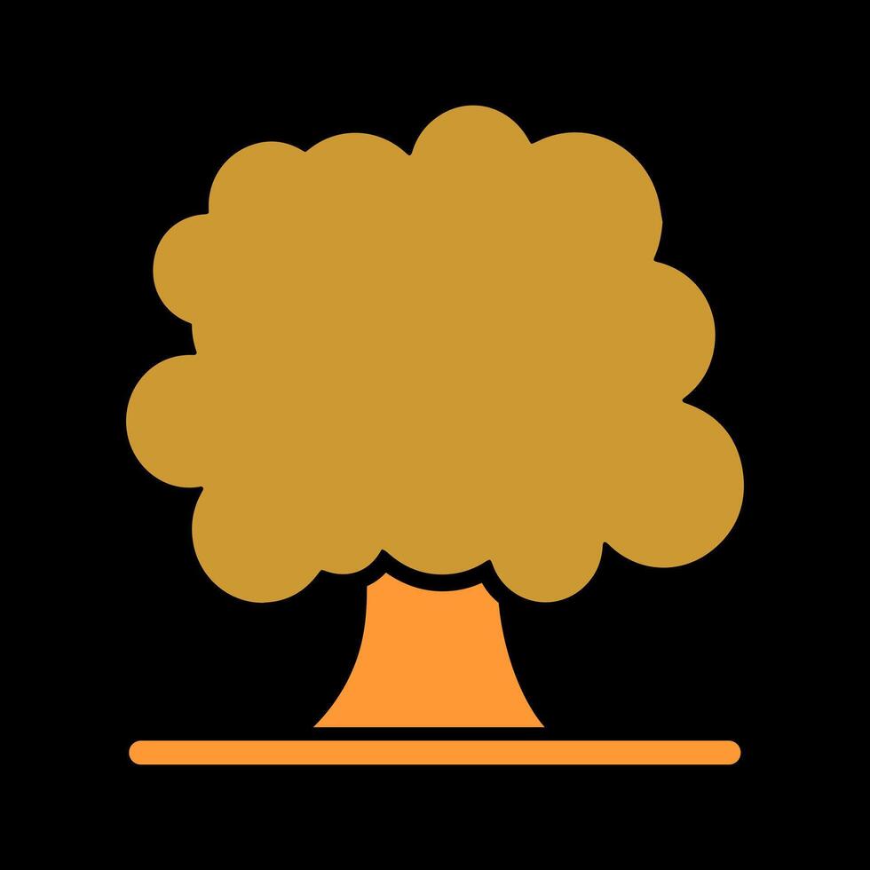 Deciduous Tree Icon Design vector